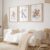 Youihom 3 Poster Niños Habitacion 30×40 Laminas Infantiles Personalizadas Cuadro con Nombre Bebe Laminas Infantiles Niño Osos Nubes Estrellas Gris Beige Poster Lienzo sin Marco