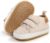 Zapatos para bebés niños y niñas, Suela de Goma Antideslizante, de Piel sintética, Zapatos para Primeros Pasos, Zapatos de Cuna para recién Nacidos, Mocasines Planos.