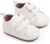 Zapatos Primeros Pasos Bebé Mocasines Zapatillas Color Sólido/Contraste Color PU Cuero Suela Antideslizante Prewalker Primer Camino Zapatos